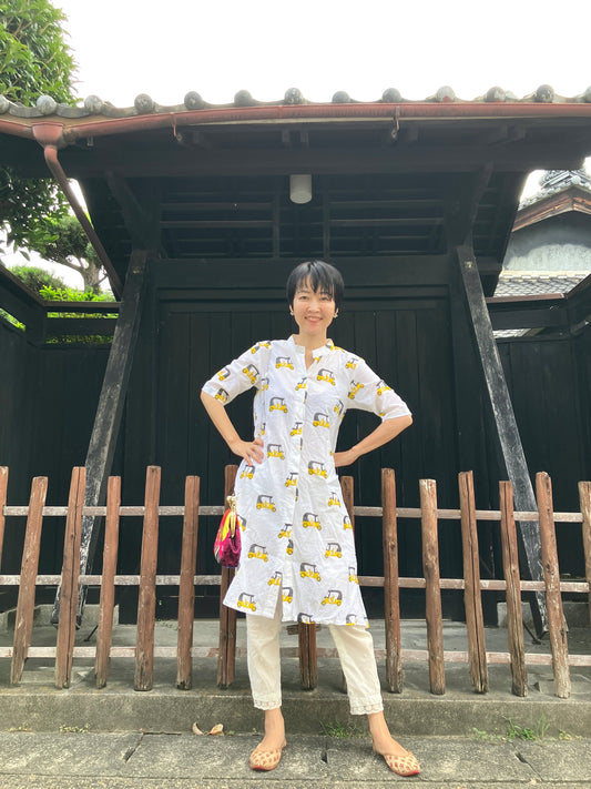Rickshaw Adult Button-down dress & Rickshaw shirt combo