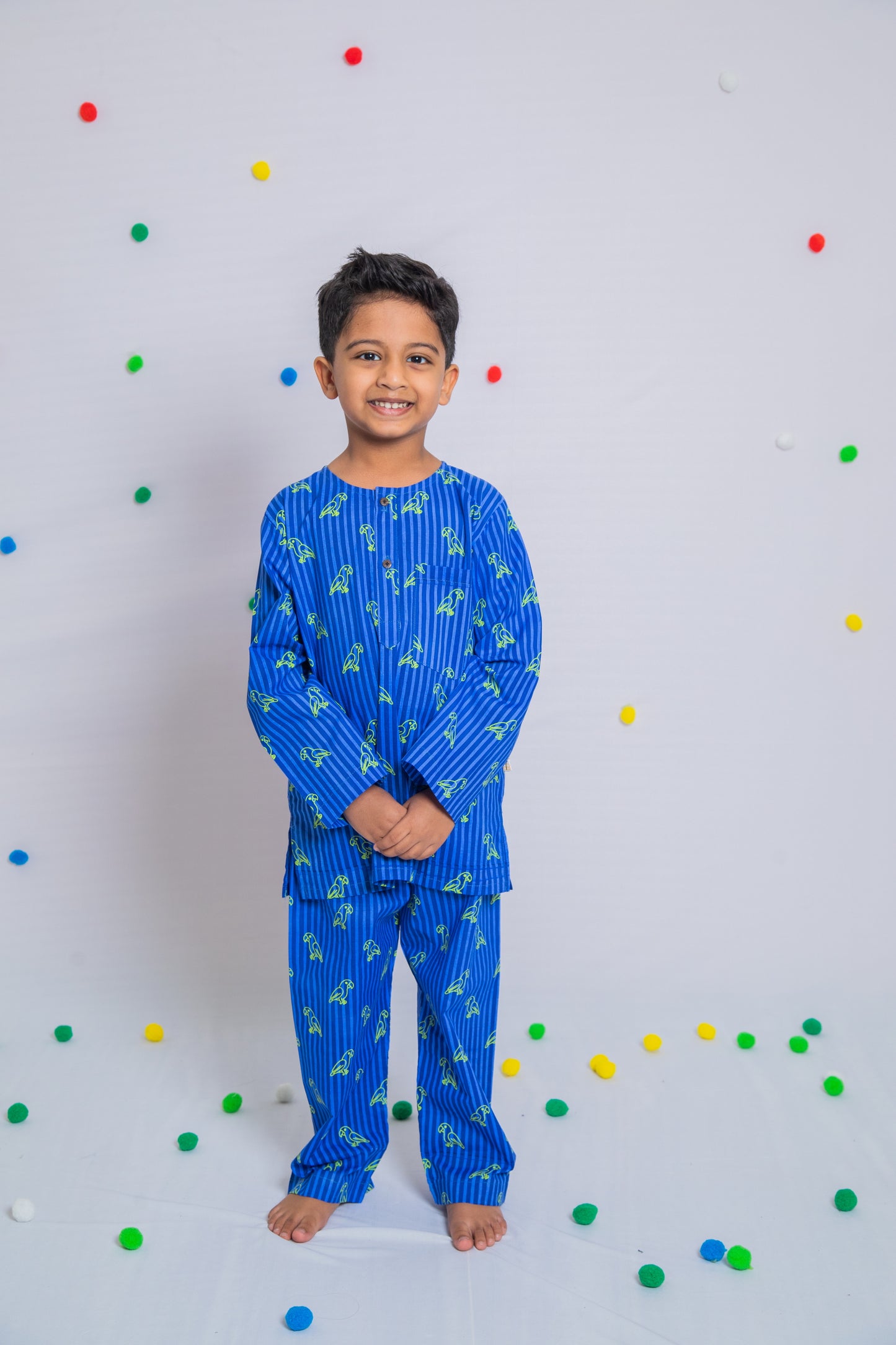 Neon Parrots Jammies