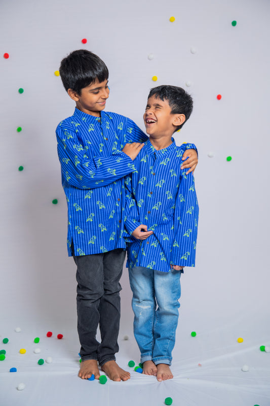 Neon Parrot Kurta