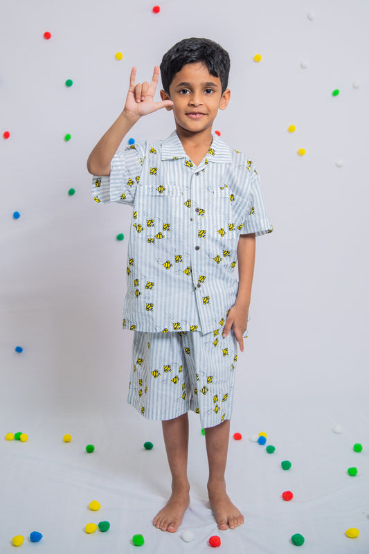 Honeybee stripes Co-ord Set