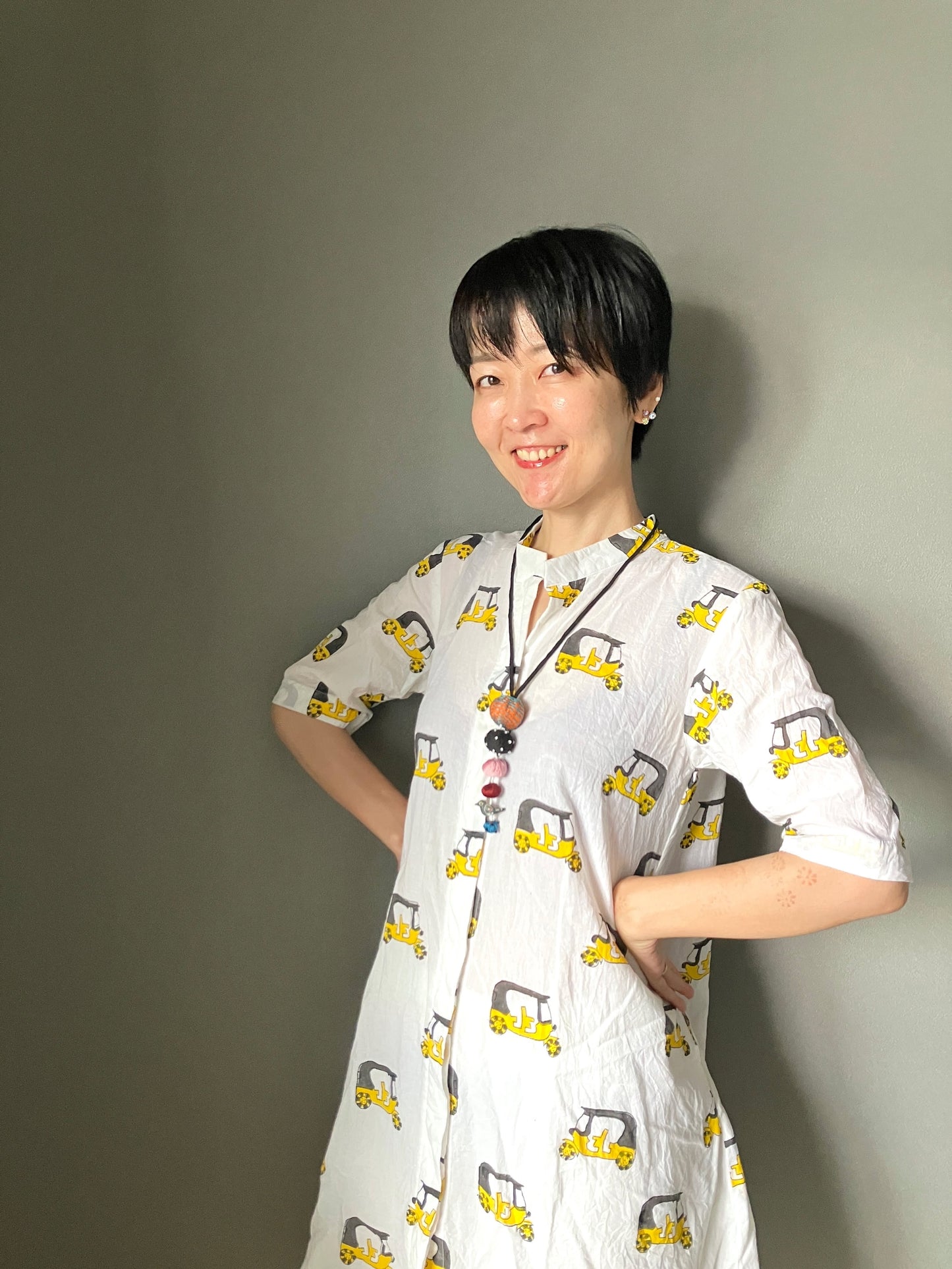 Rickshaw Adult Button-down dress & Rickshaw shirt combo