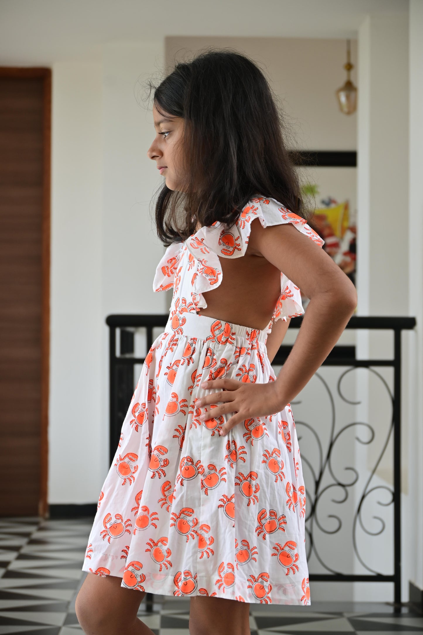Crabs Ruffle Dress