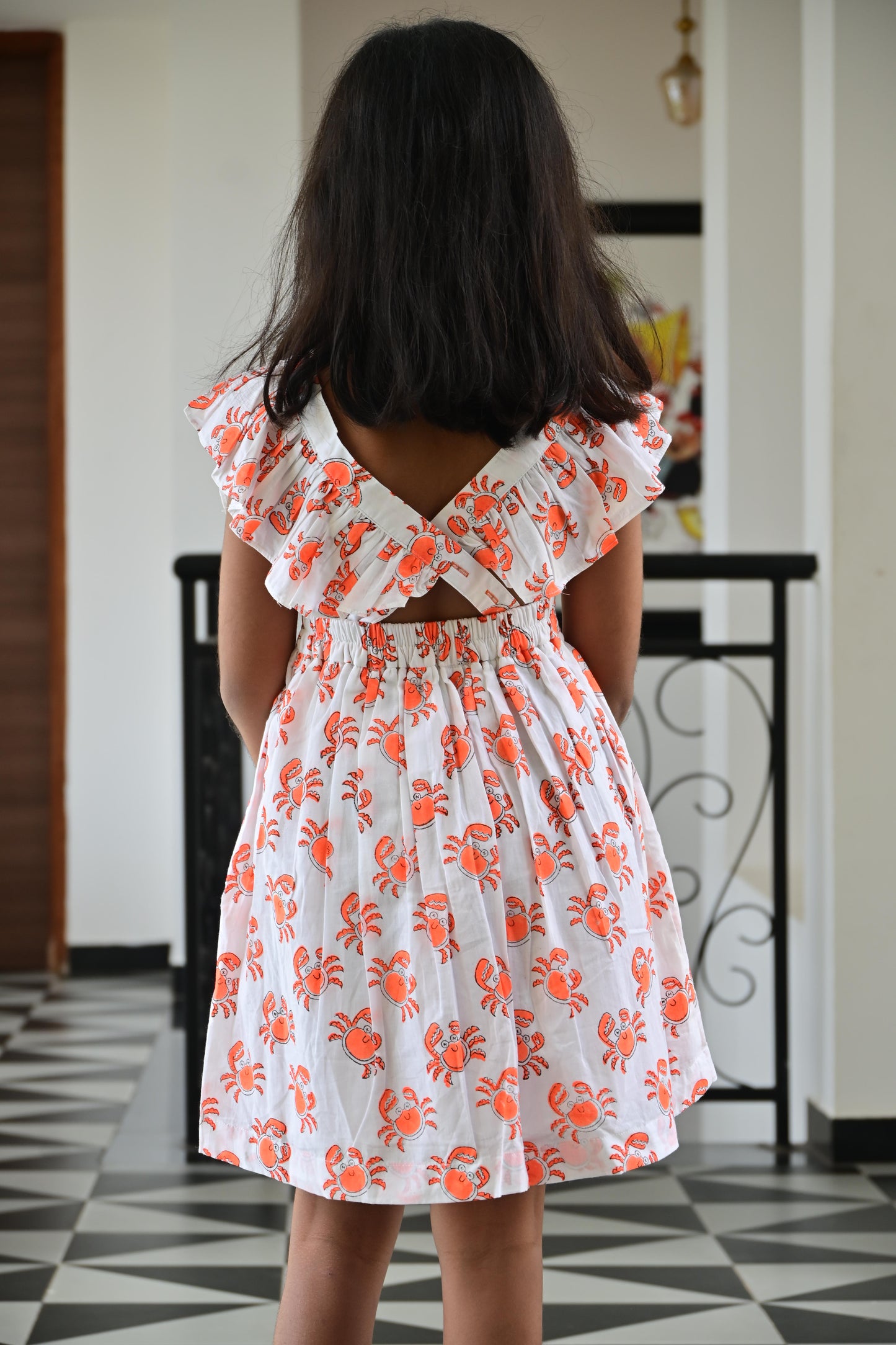 Crabs Ruffle Dress