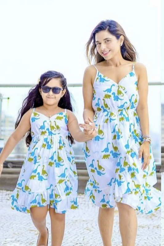 Dino Mommy Daughter Twinning