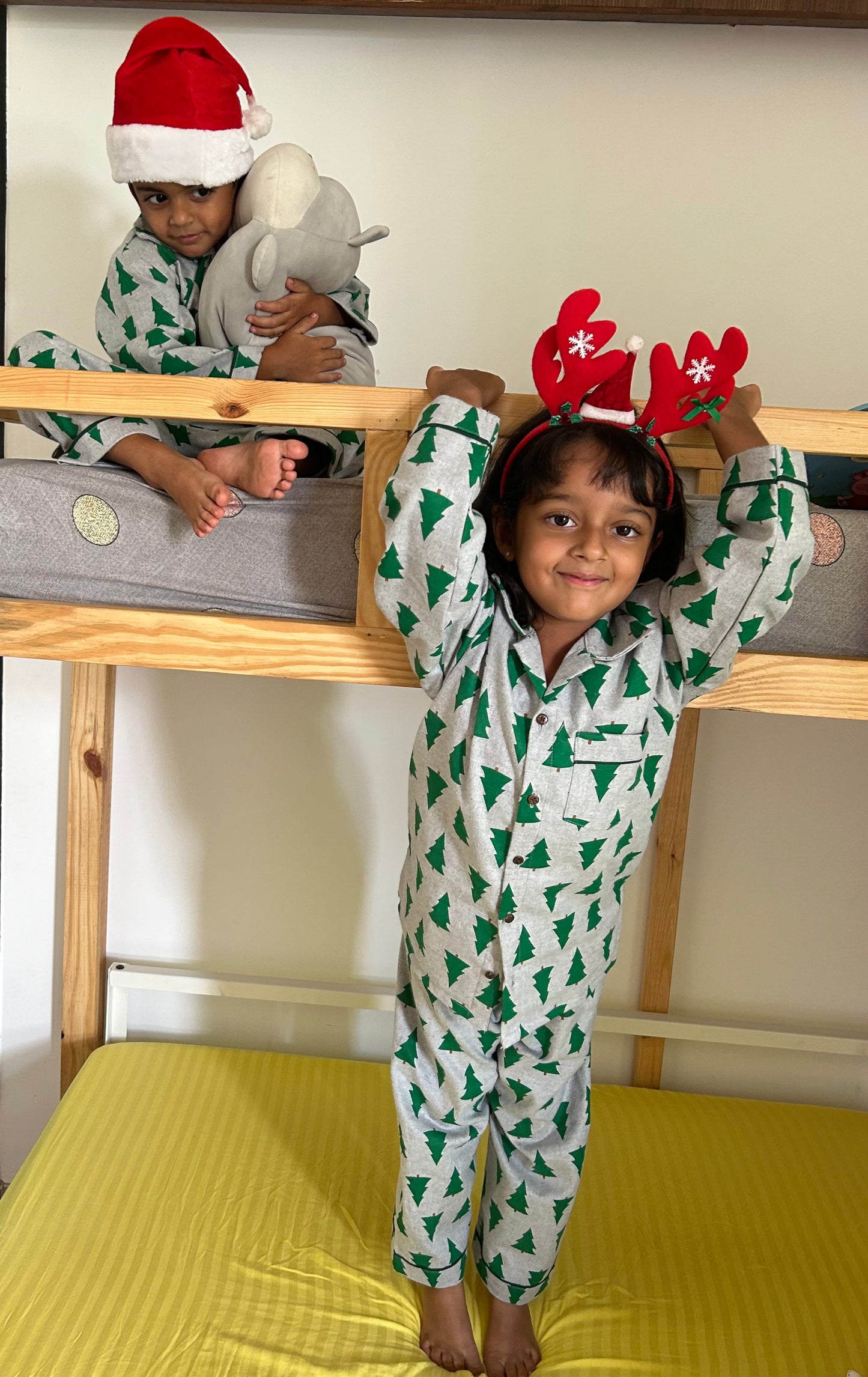 Flannel Xmas tree Jammies