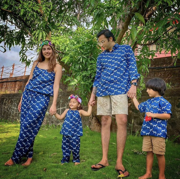 Zebra Mommy Co-ord Set