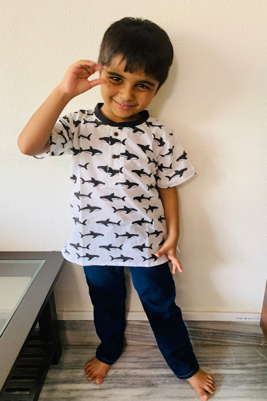Shark Kurta Shirt