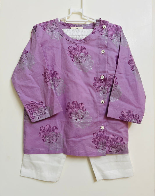 Lilac Flower Festive set