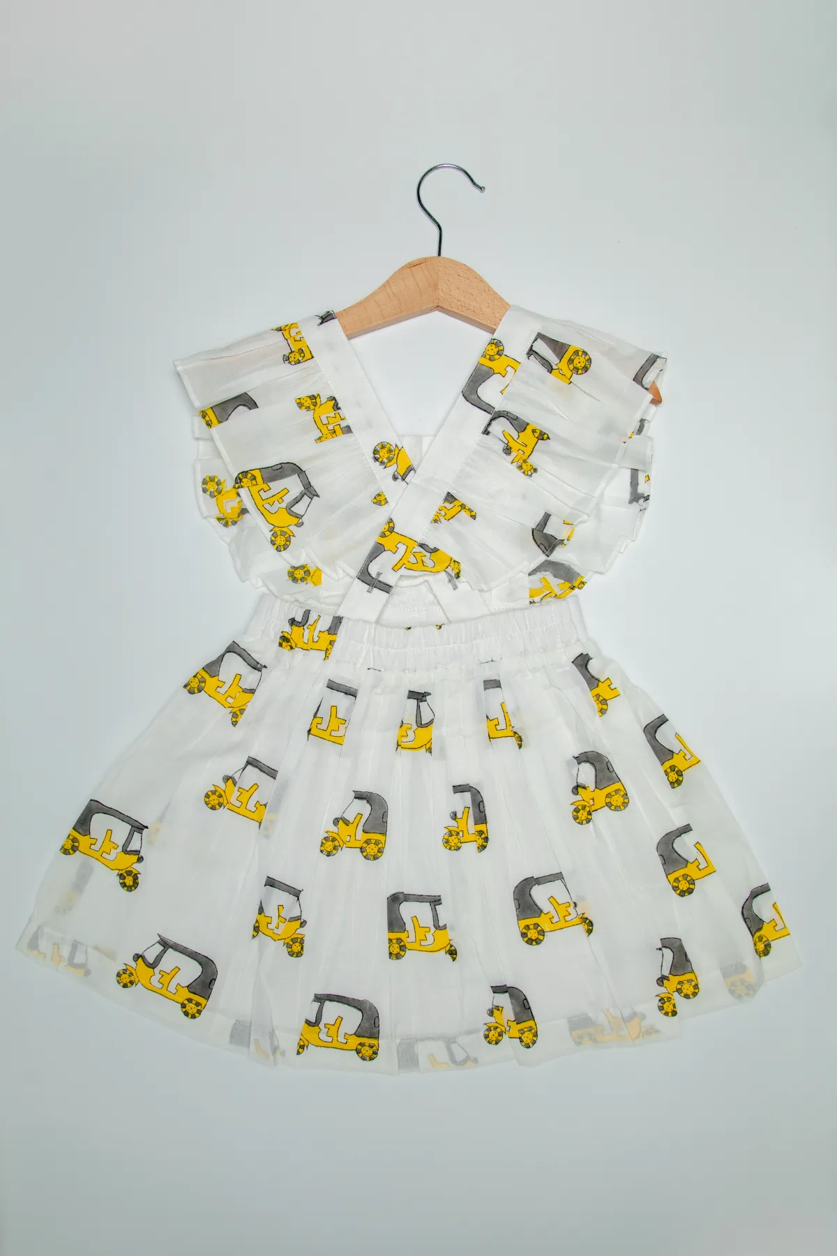 Rickshaw Adult dress - Shirt style with Rickshaw Girls Ruffle Dress Combo