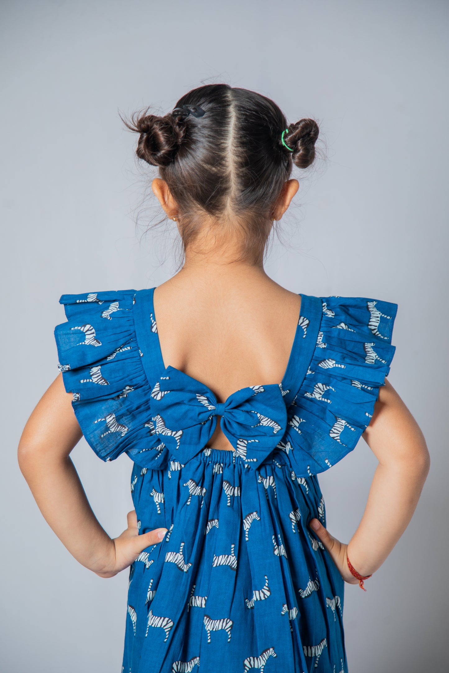 Zebra Bow-back Dress