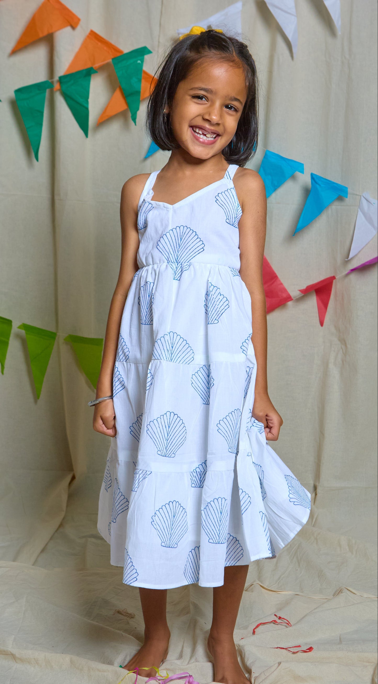 Shell Twinning dress