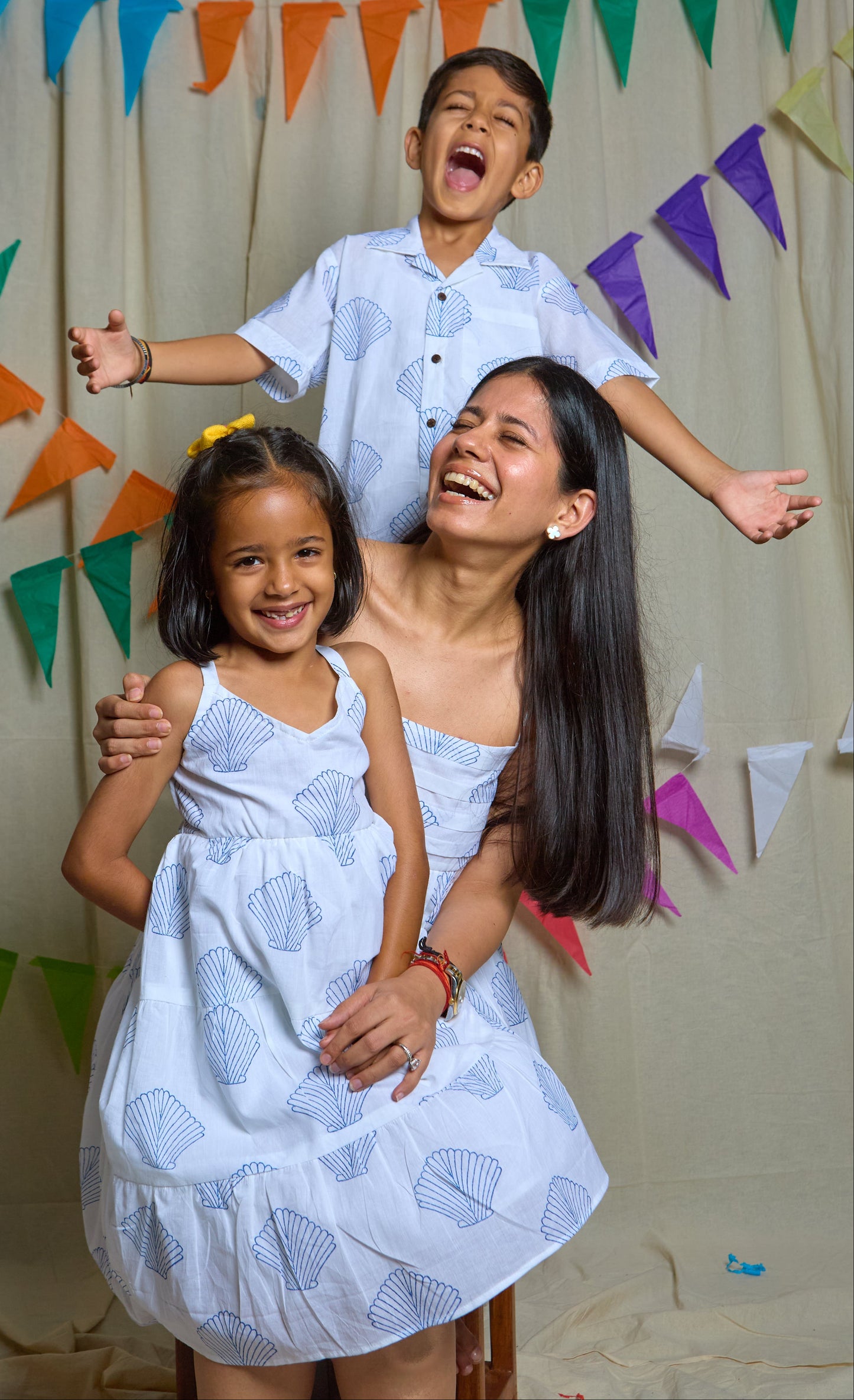 Shell Twinning dress