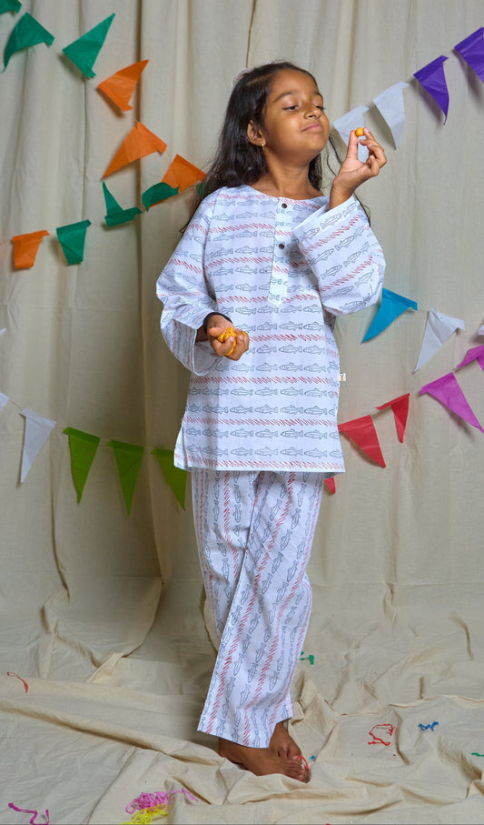 Fish Wave Jammies