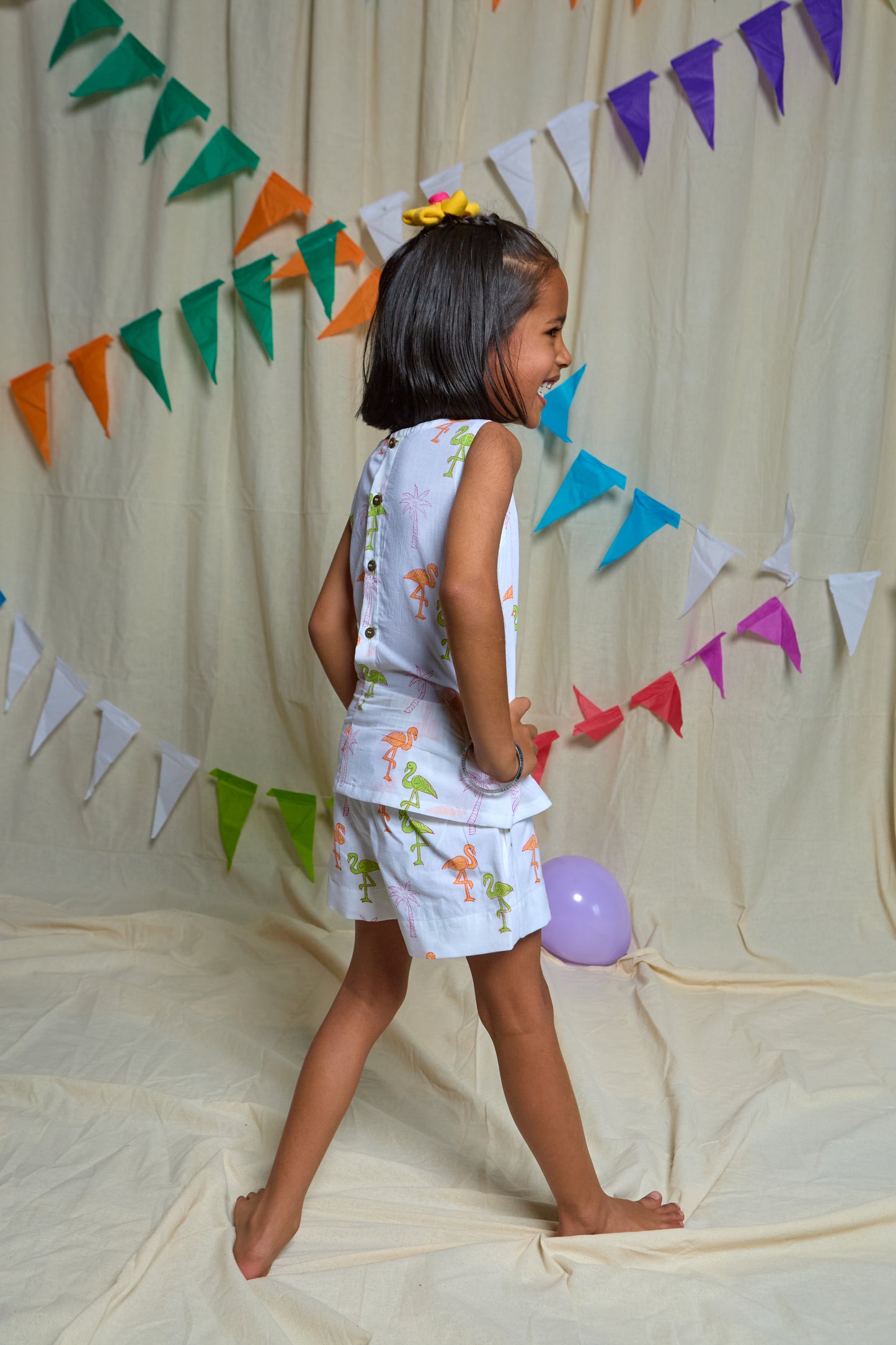 Flamingo Girls Co-ord Set