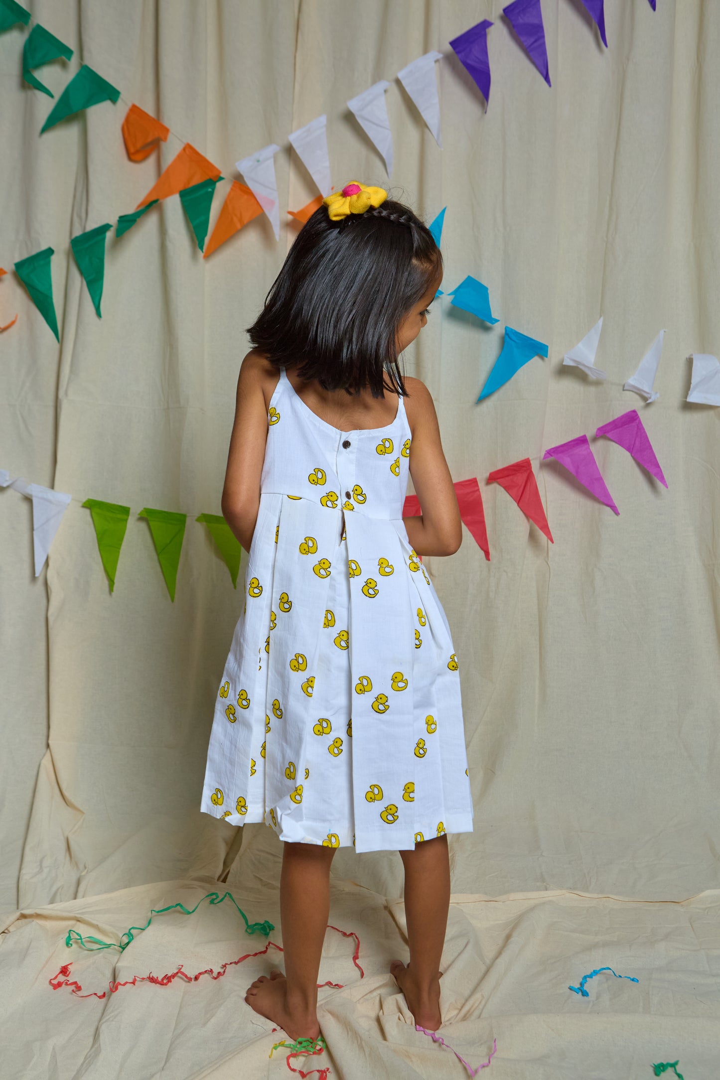 Duck Box Pleat Dress