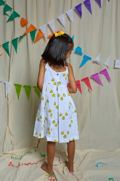 Duck Box Pleat Dress