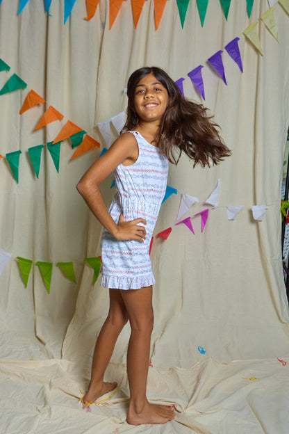Fish Waves Playsuit