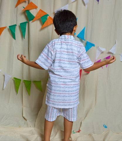 Fish Wave Co-ord Set