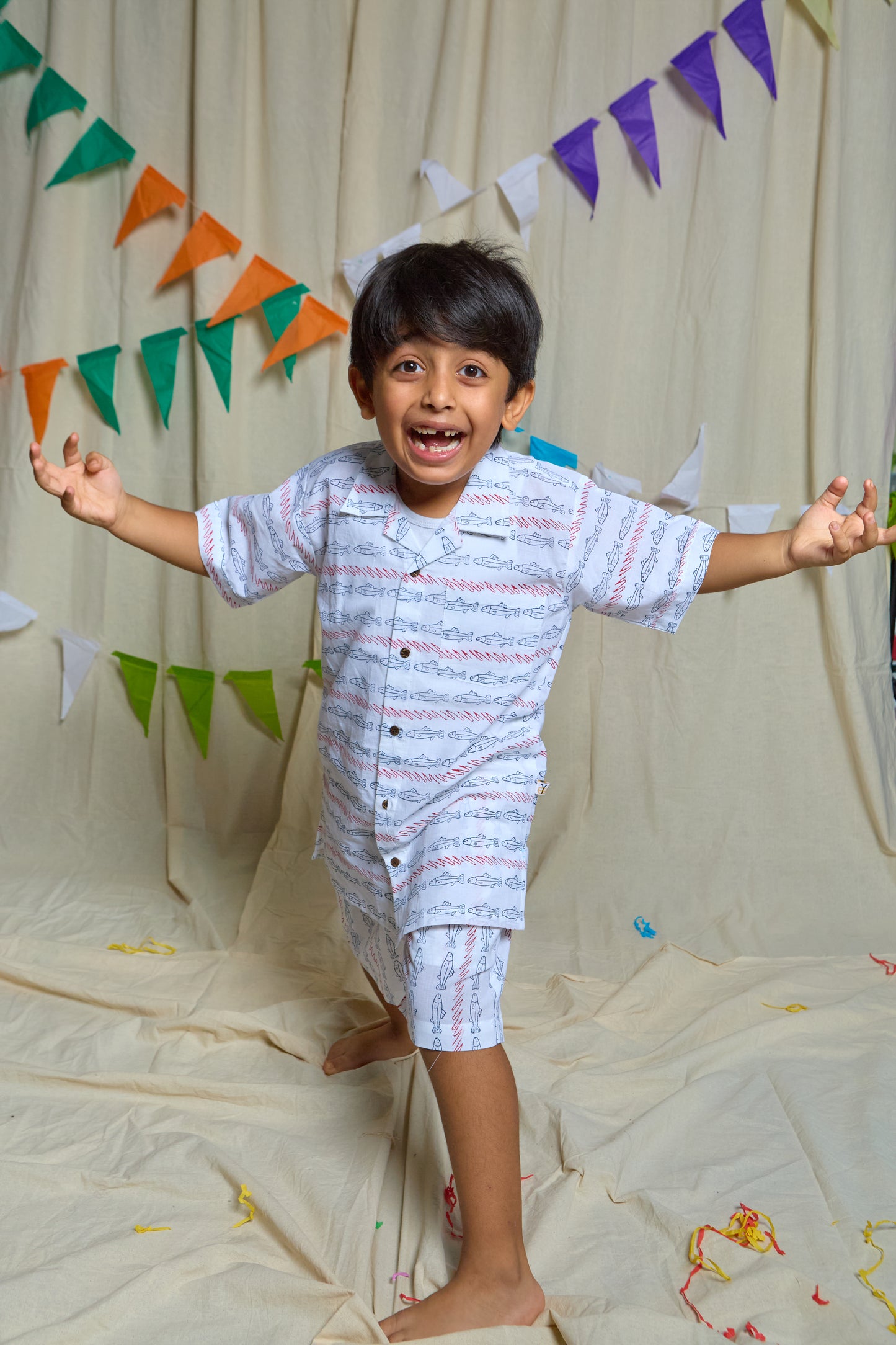 Fish Wave Co-ord Set
