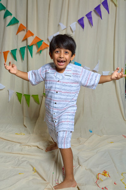Fish Wave Co-ord Set