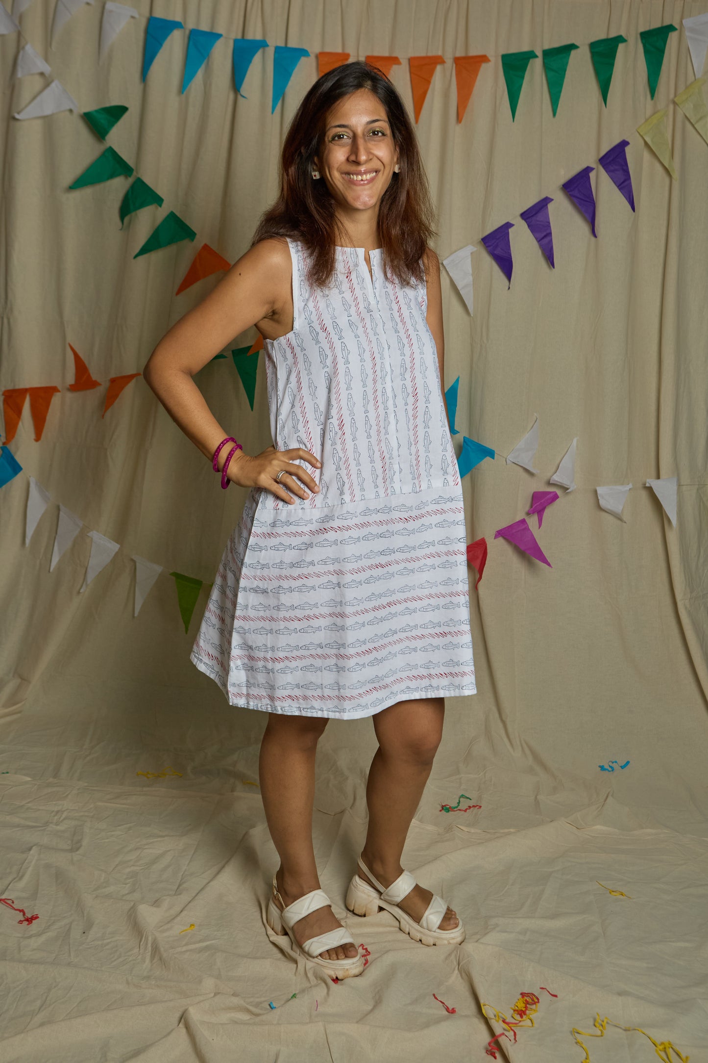 Fish Waves Mommy Son Twinning