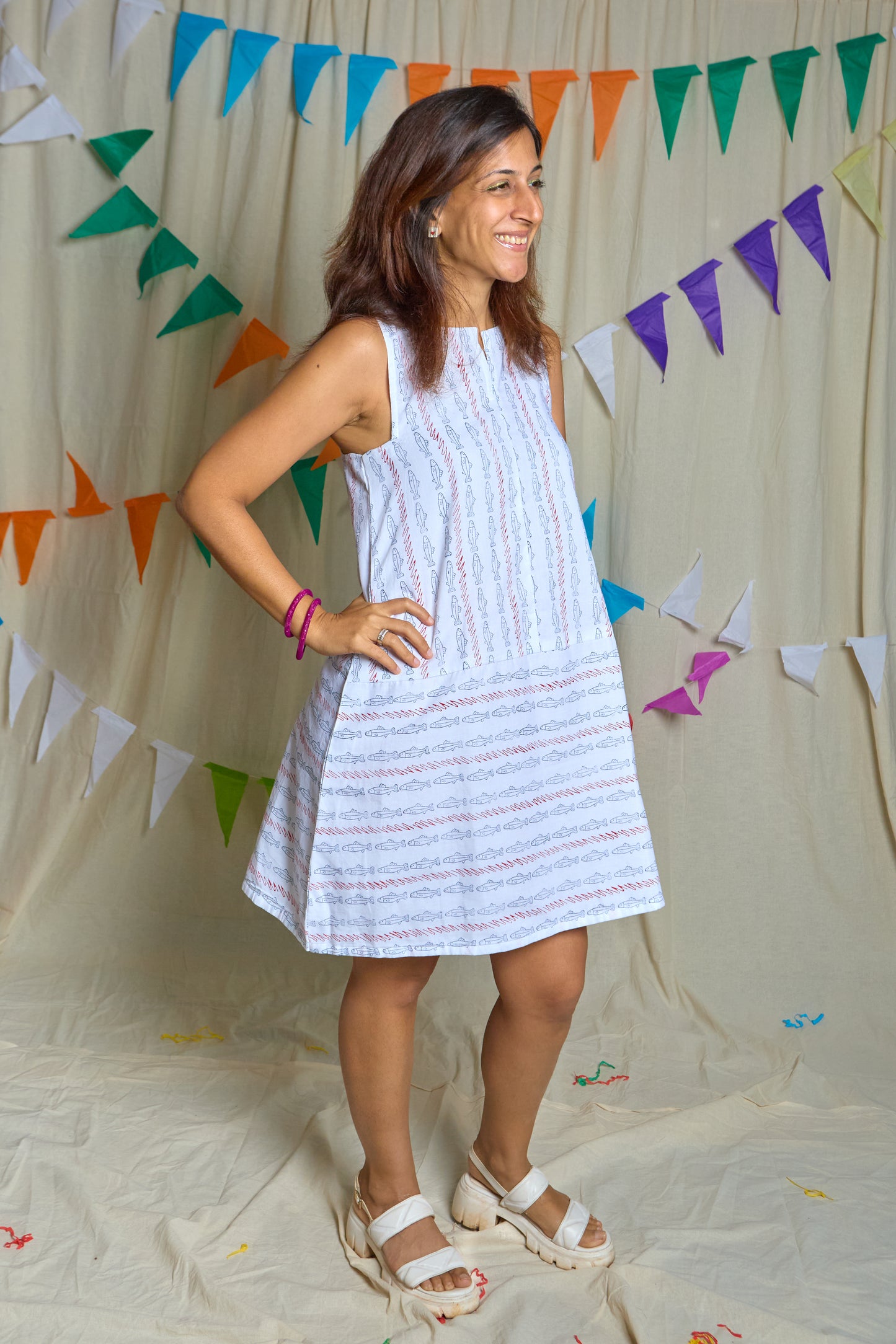 Fish Waves dress