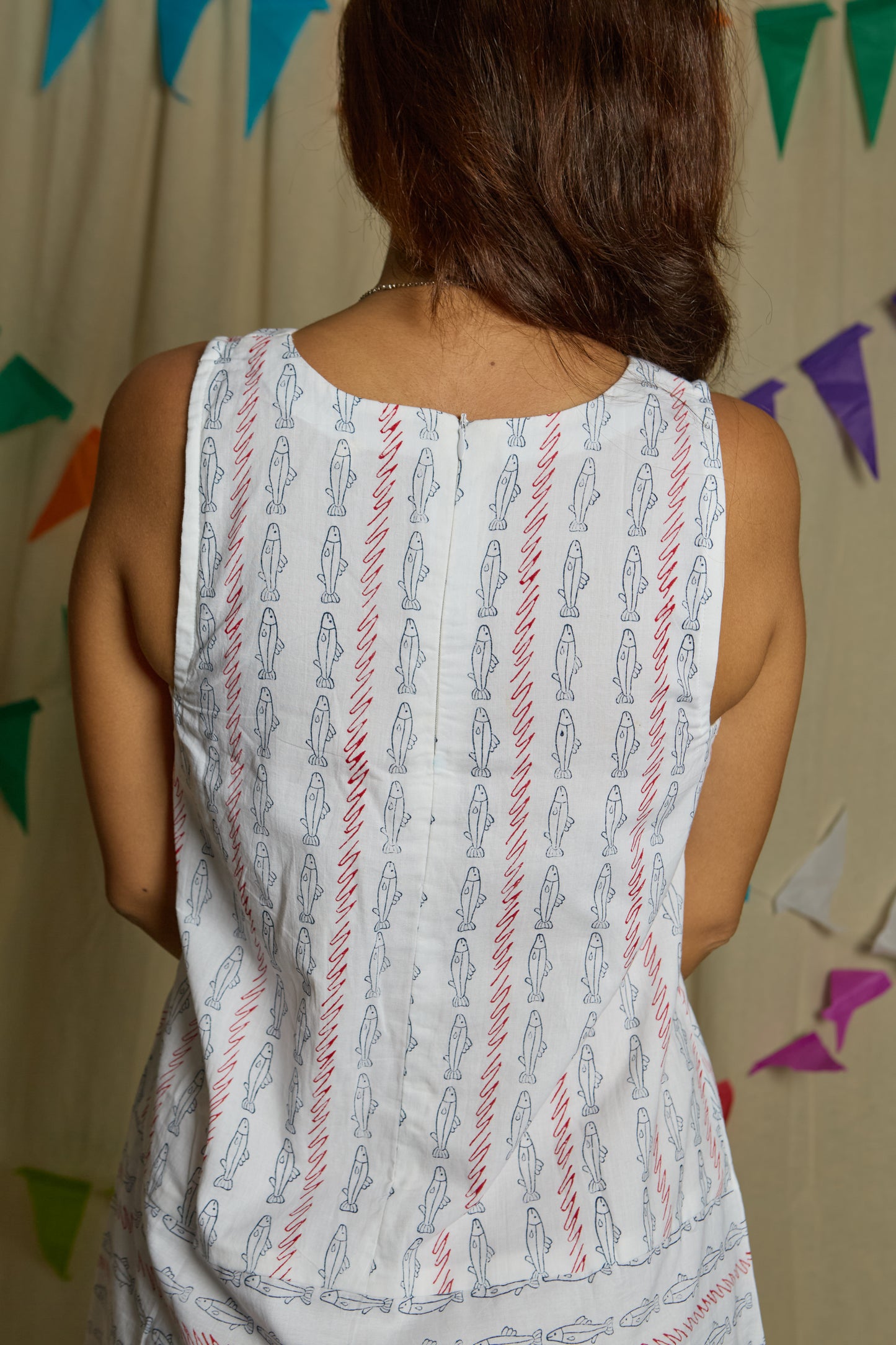 Fish Waves Mommy Son Twinning