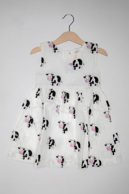 Cow T-Back Dress