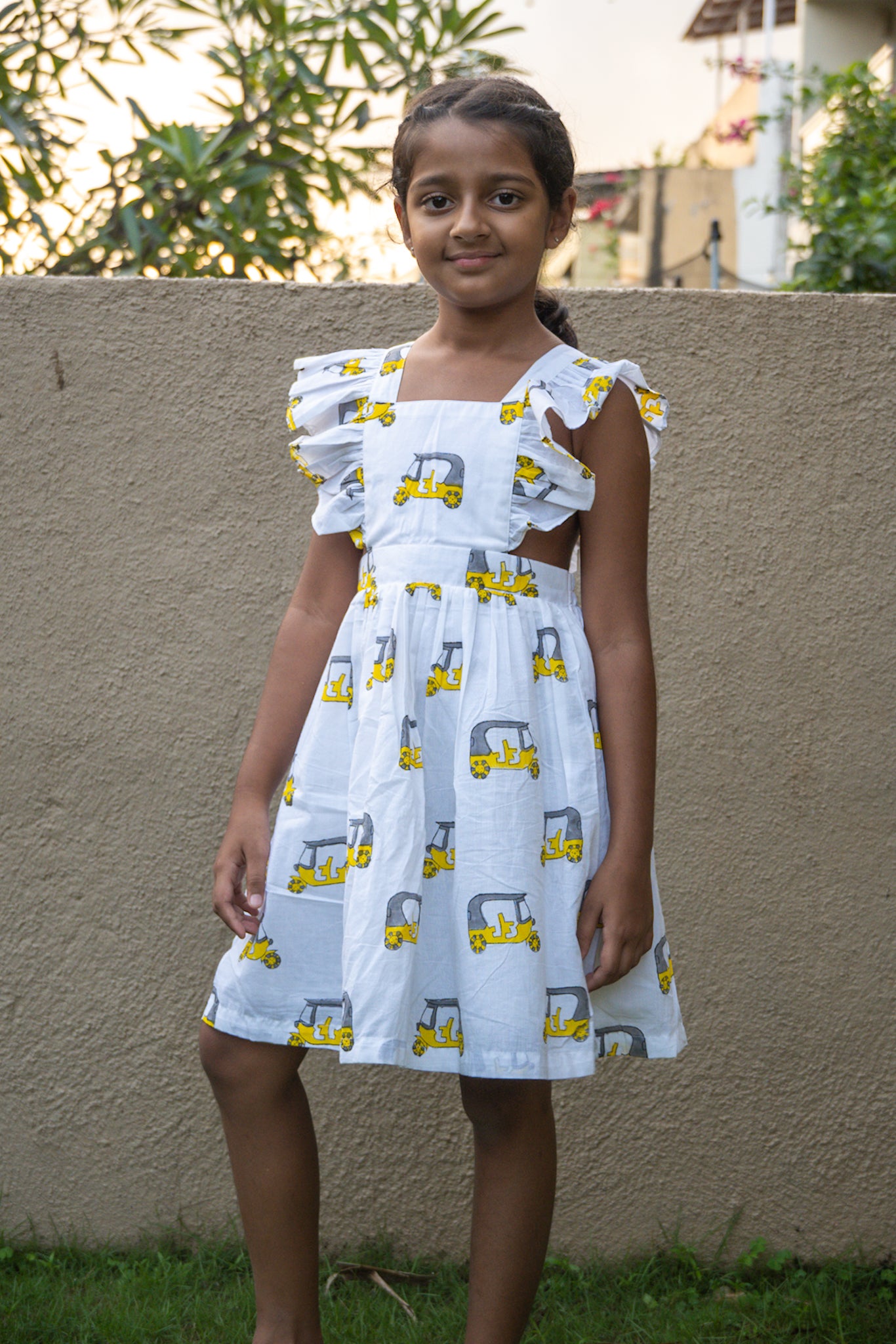 Auto-Rickshaw Ruffle Styled Dress