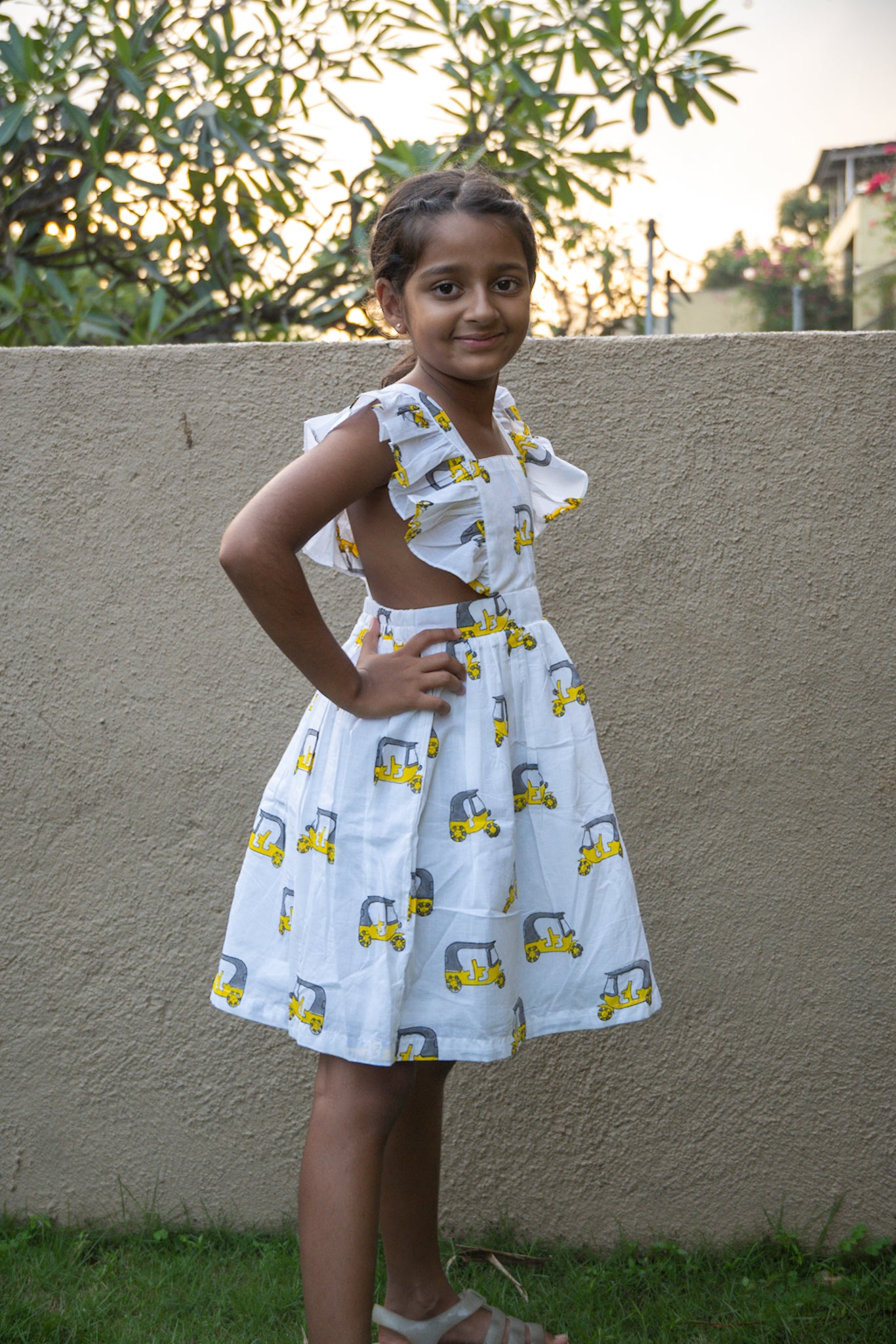 Auto-Rickshaw Ruffle Styled Dress