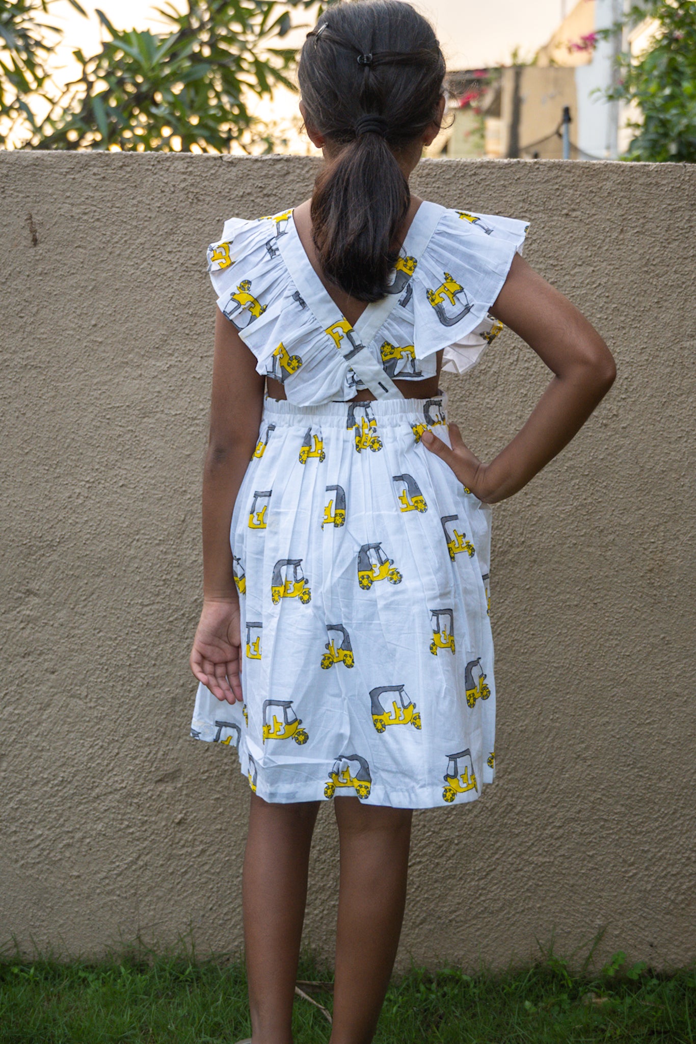 Auto-Rickshaw Ruffle Styled Dress