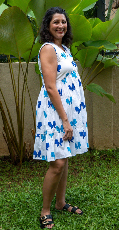 Butterfly 3 tier dress