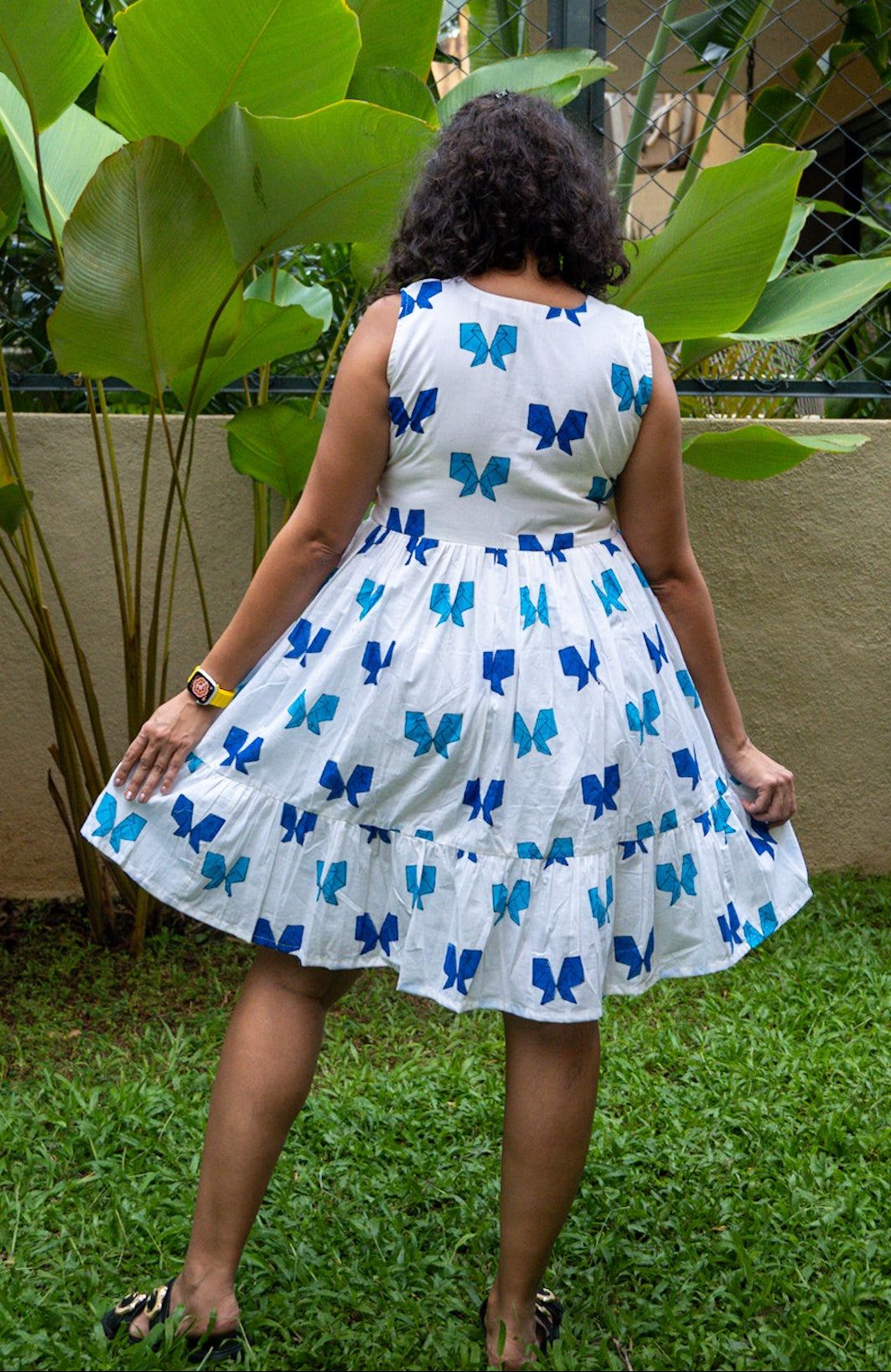 Butterfly 3 tier dress