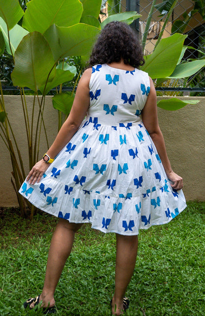 Butterfly 3 tier dress