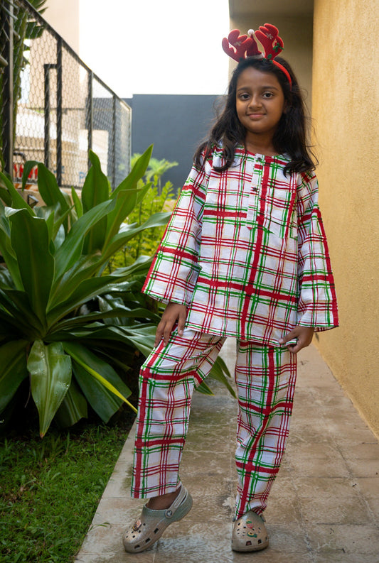Checkered print Jammies