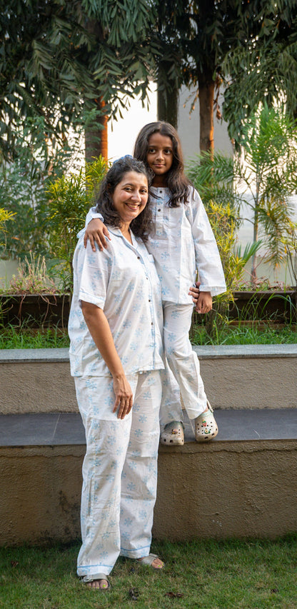 Snowflakes Jammies Twinning