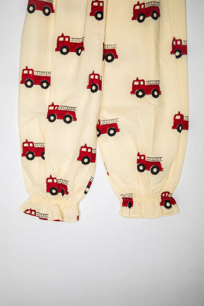 Fire-Truck Jumpsuit