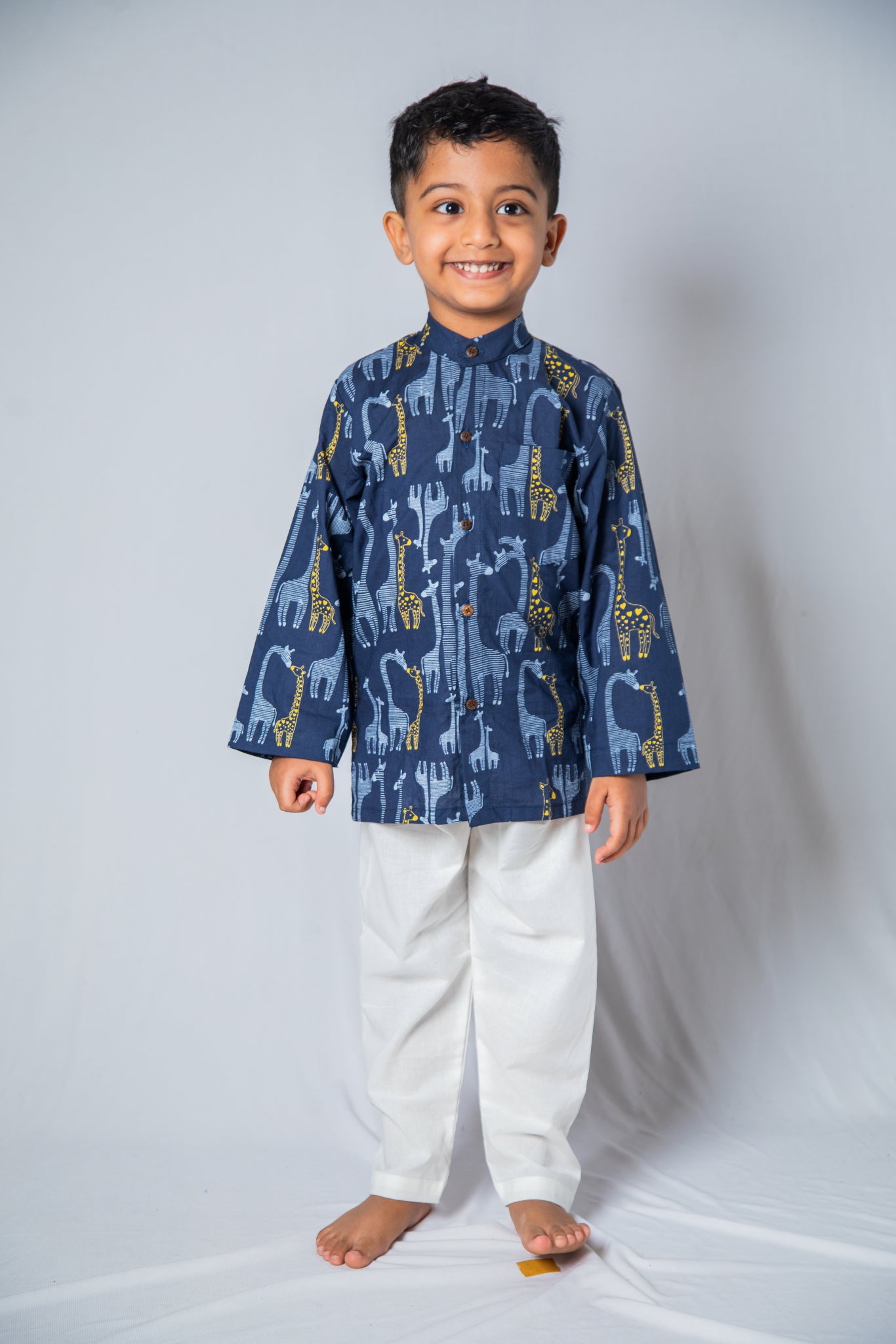 Giraffe Kurta - Full Sleeves