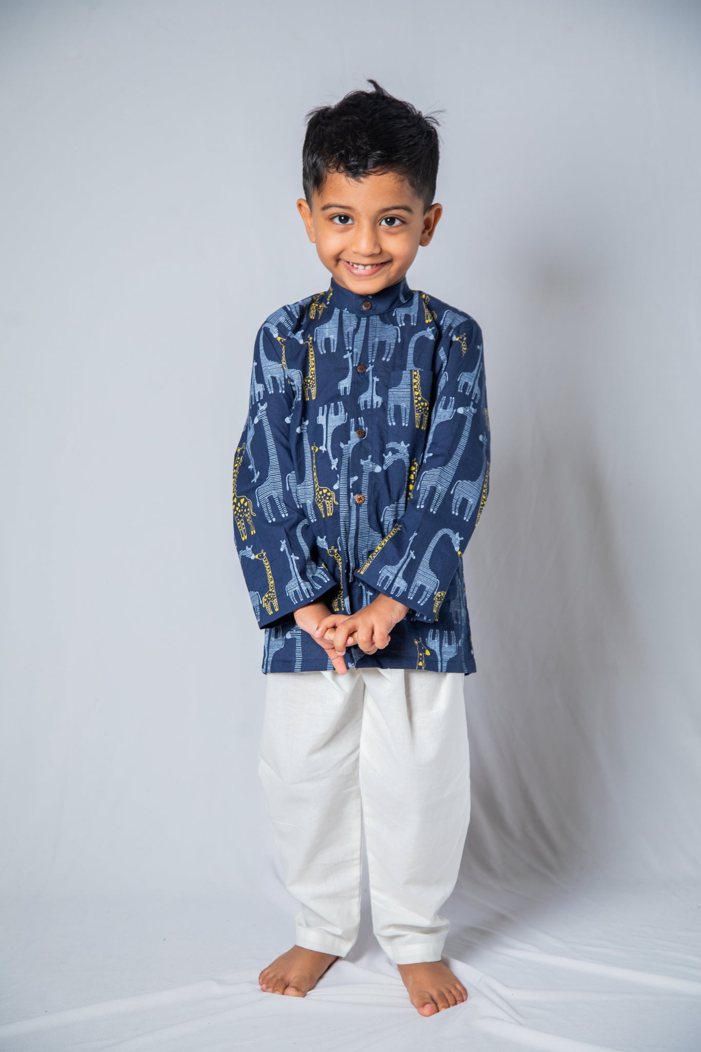 Giraffe Kurta - Full Sleeves