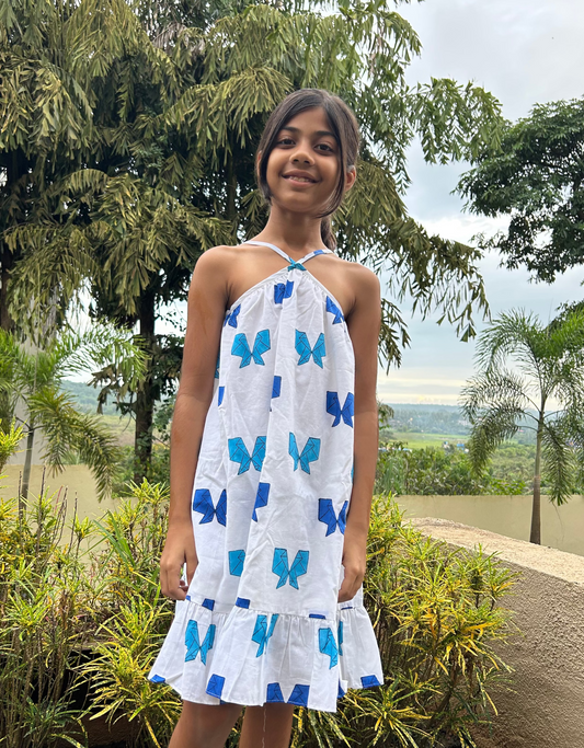 Origami Butterfly Strappy Dress