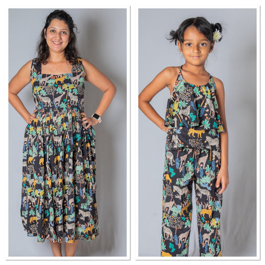 Jungle Safari Mommy Daughter Twinning