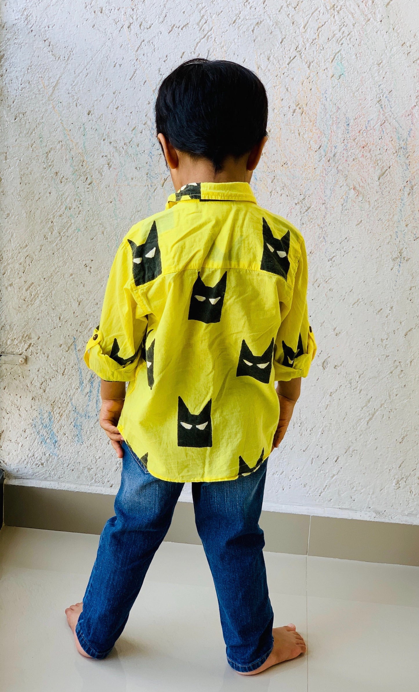 Batman Roll-Up Sleeve Shirt