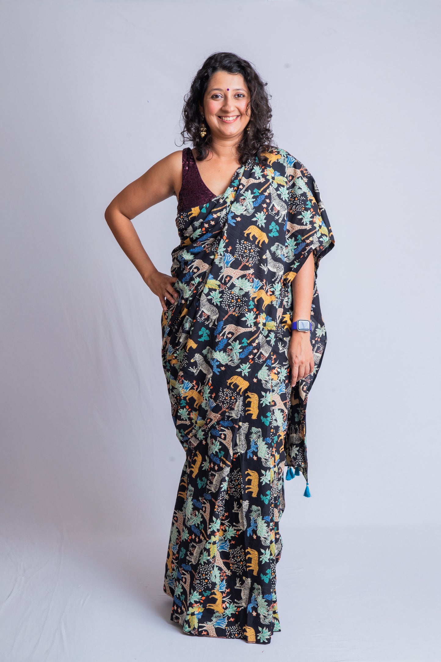 Jungle Safari Saree