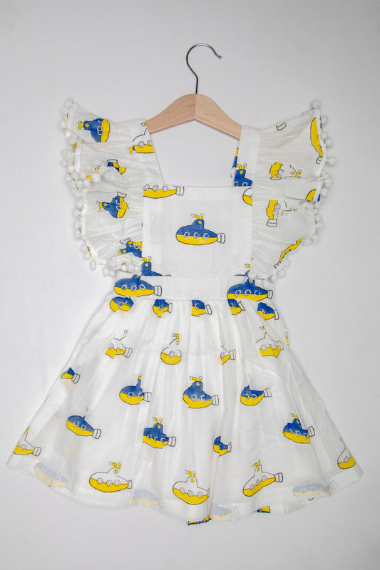 Submarine Ruffle Styled Dress