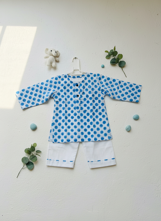 Blue Polka dot Jammies