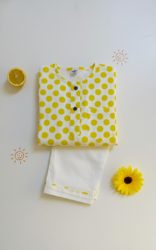 Yellow Polka dot Jammies