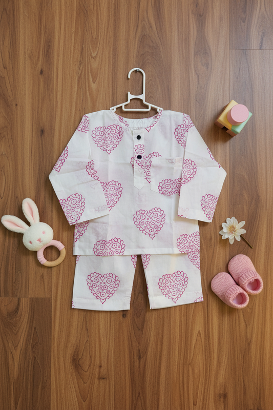 Pink Hearts Jammies