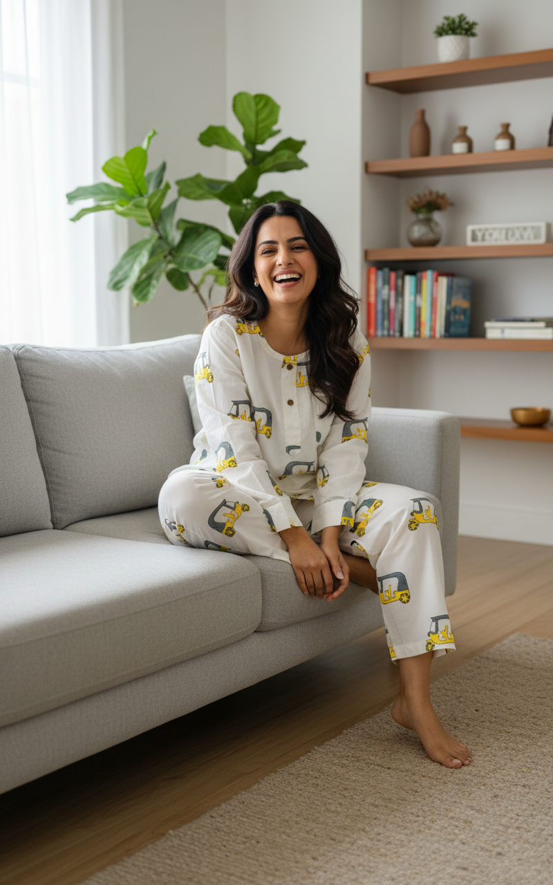 Auto Rickshaw Jammies Twinning