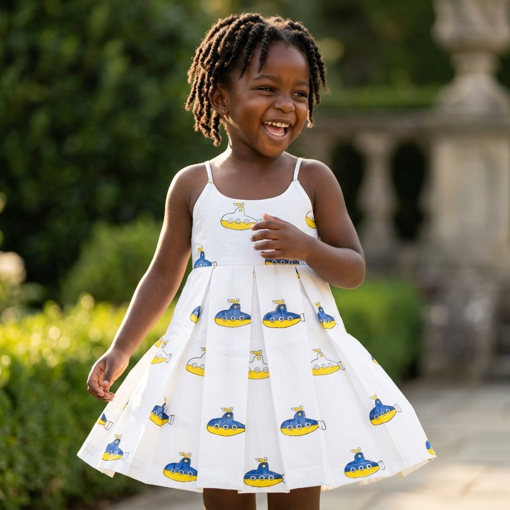 Submarine Box Pleat Dress