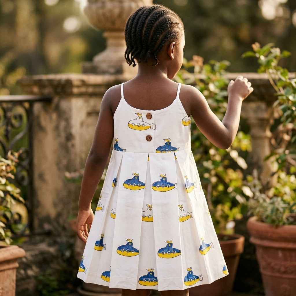 Submarine Box Pleat Dress